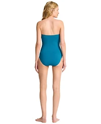 Tommy Bahama Women's U-Front Bandeau One Piece Swimsuit
