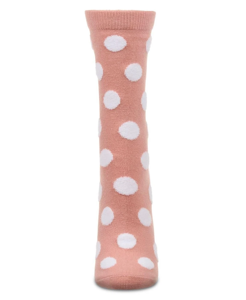 MeMoi Women's Connect The Dots Dimensional Crew Socks