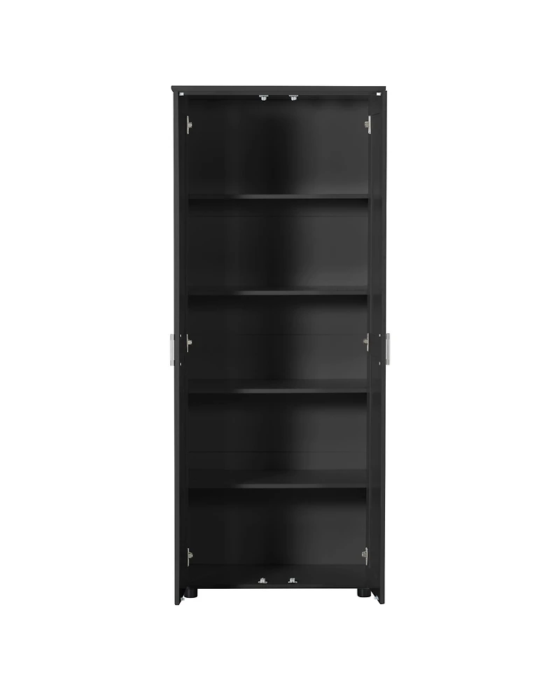 Casainc Storage Cabinet with Two Doors for Bathroom, Office, Adjustable Shelf, Mdf Board