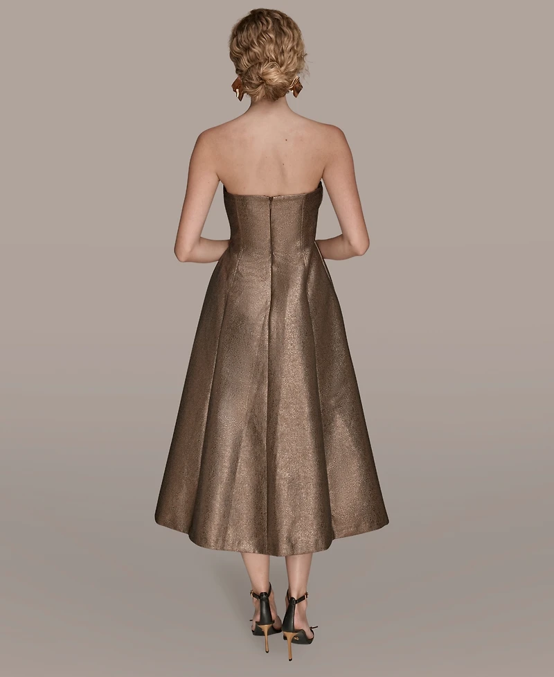 Donna Karan New York Women's Strapless Fit and Flare Cocktail Dress