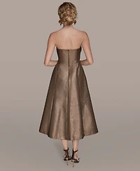 Donna Karan New York Women's Strapless Fit and Flare Cocktail Dress