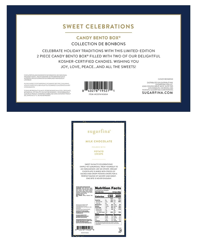 Sugarfina Holiday Sweet Celebrations Bundle, 2 Piece