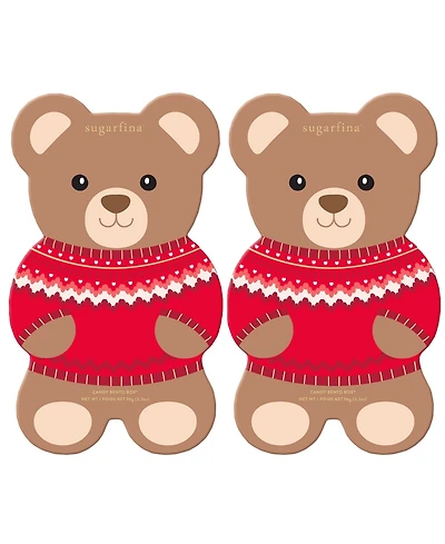 Sugarfina Holiday Bear Candy Bento Box Duo, 2 Piece