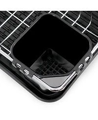 Megachef 16 Inch Chrome Plated and Plastic Counter Top Drying Dish Rack in Black