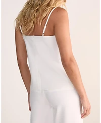 Nasty Gal Women's Tailored Cutwork Side Strappy Top