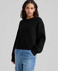 And Now This Women's Crewneck Drop-Shoulder Sweater, Macy's Exclusive