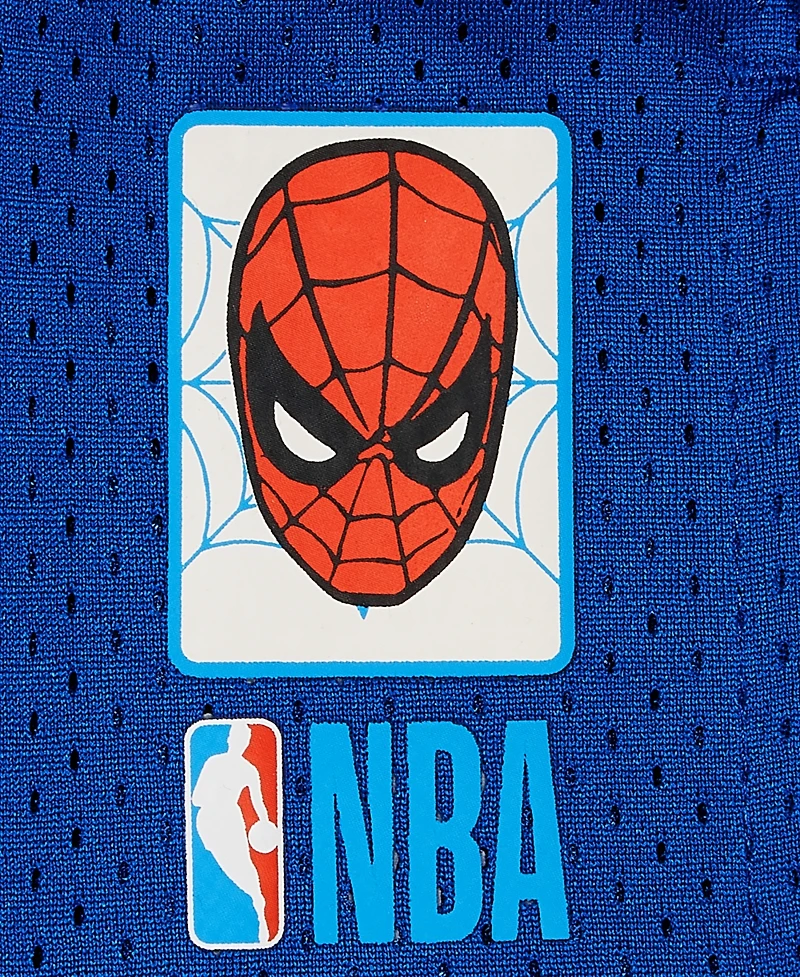 Macy's Marvel X Nba Kids Spider-Man Baller Mesh Shorts, Exclusive