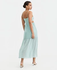 Bar Iii Women's V-Neck Sleeveless Midi Dress, Macy's Exclusive