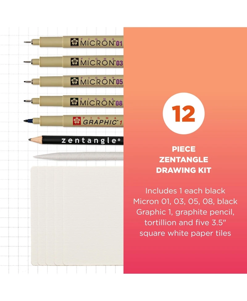 Sakura Gelly Roll Retractable Sparkle Set: 3 Stardust, 3 Metallic, 2 Blue & 2 Black