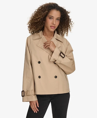 Levi's Women's Regular Short Double Breasted Trench Coat