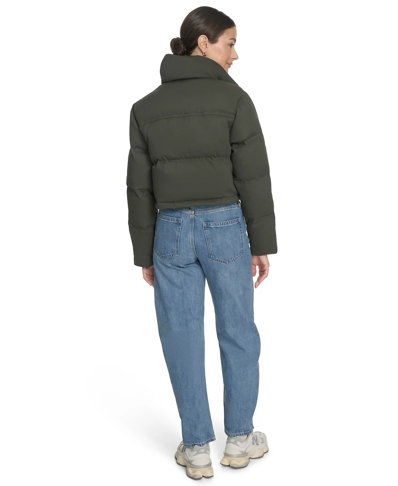 Levi's Women's Regular Cropped Cotton Puffer Jacket