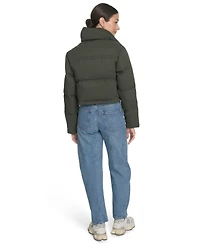 Levi's Women's Regular Cropped Cotton Puffer Jacket