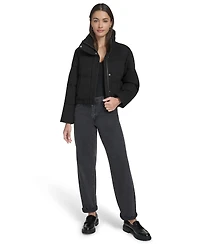 Levi's Women's Regular Cropped Cotton Puffer Jacket
