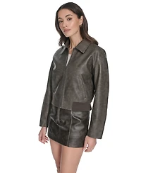 Levi's Women's Regular Faux Leather Bomber Jacket
