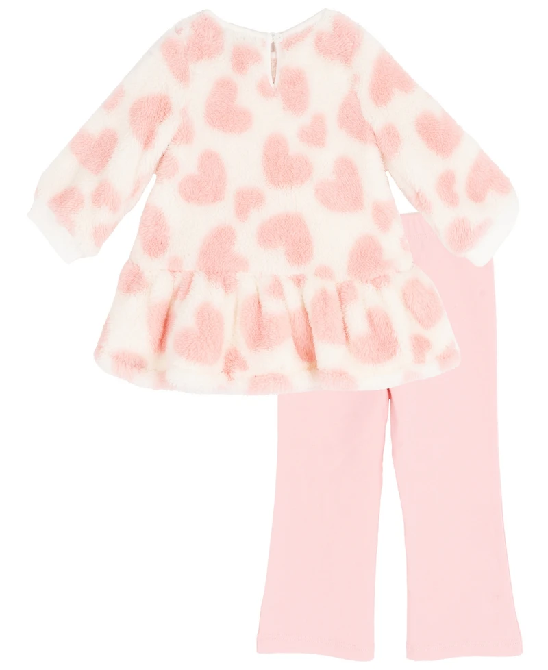 Rare Editions Girls 2T-6X 2-Piece Printed Pullover and Leggings Set