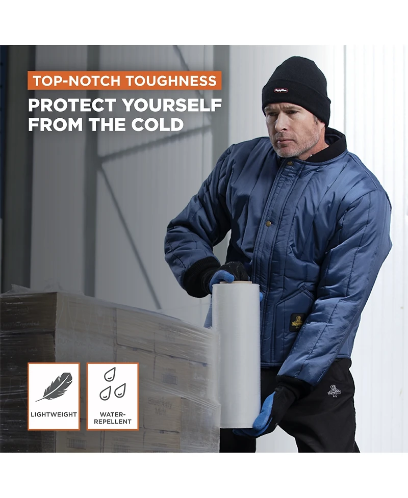 RefrigiWear Big & Tall Cooler Wear Jacket - Lightweight Insulated Workwear for Cold Storage