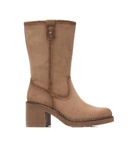 Xti Women's Suede Heeled Booties Refresh Collection By