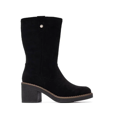 Xti Women's Suede Heeled Booties Refresh Collection By