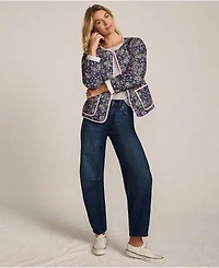 Lands' End Women's Quilted Reversible Jacket