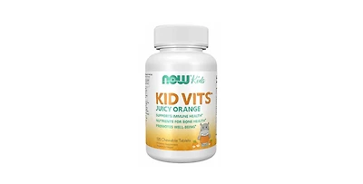 Now Foods Kid Vits Juicy Orange Chewable Tablets, 120 Lozenges