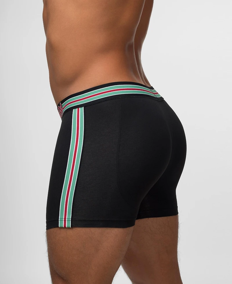 Rounderbum Men's Varsity Padded Boxer Brief