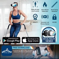 Aeroski 2.0 Ski Fitness Workout Machine with Recoil Spring Resistance, Gray