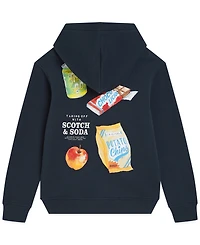 Scotch & Soda Boys 8-16 Graphic Print Hoodie Sweatshirt