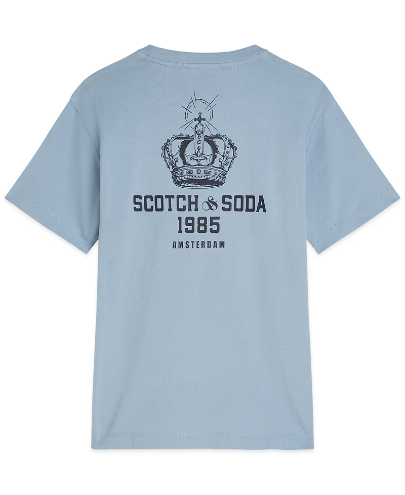 Scotch & Soda Boys 8-16 Short Sleeve Graphic Printed T-Shirt