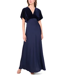 CeCe Women's V-Neck Dolman Sleeve Maxi Dress