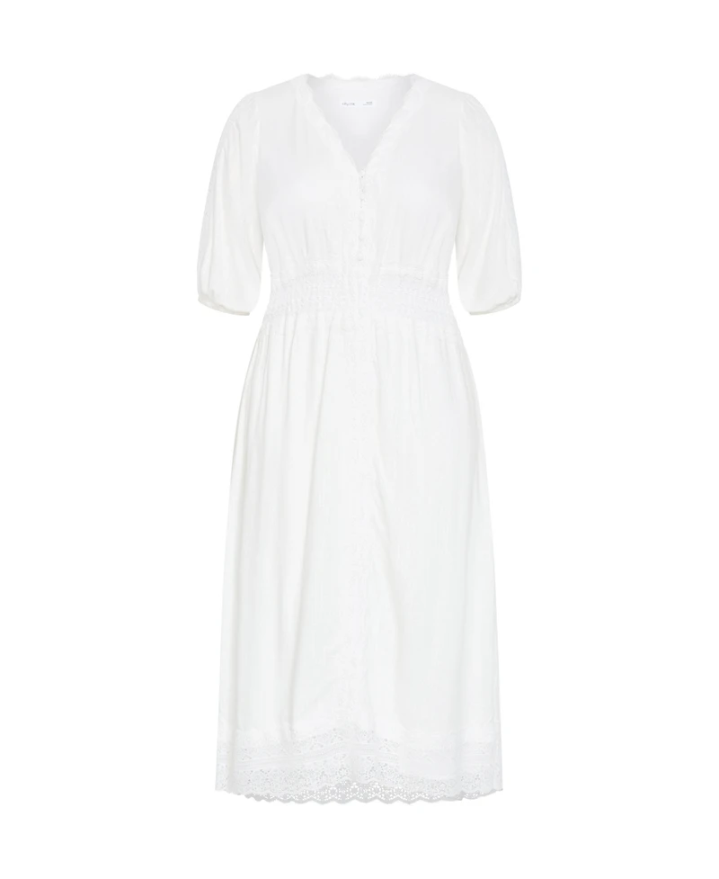 City Chic Women's Plus Belle V Neck Midi Dress