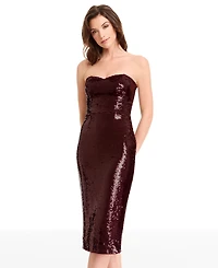 Dress the Population Women's Strapless Sweetheart Bodycon