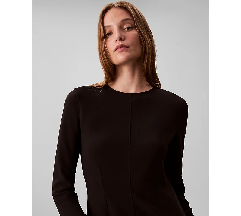 Calvin Klein Women's Tailored Long Sleeve Tunic