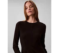 Calvin Klein Women's Tailored Long Sleeve Tunic