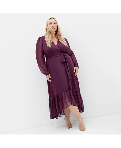 City Chic Women's Instinct Maxi Dress