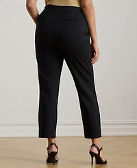Lauren Ralph Plus Ponte Ankle Pant