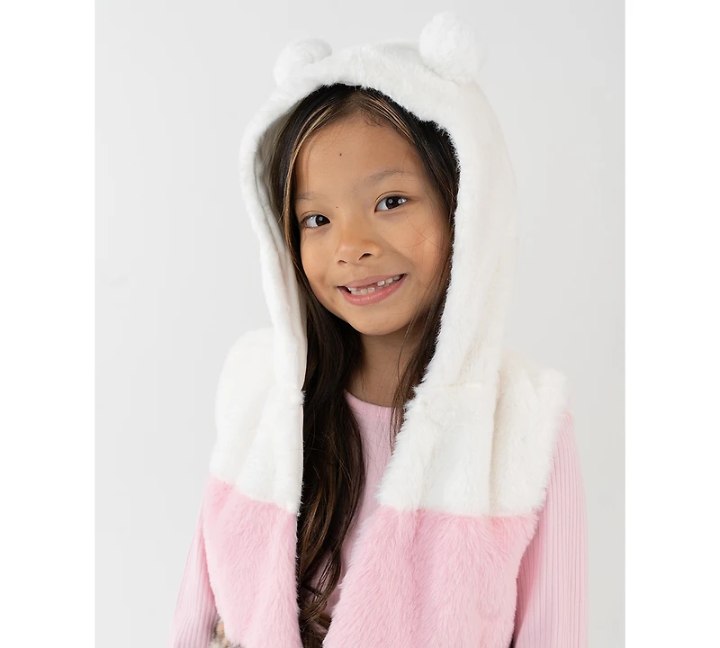 Rare Editions Girls 2T-6X 3-Piece Long Sleeve Top, Vest and Leggings Set