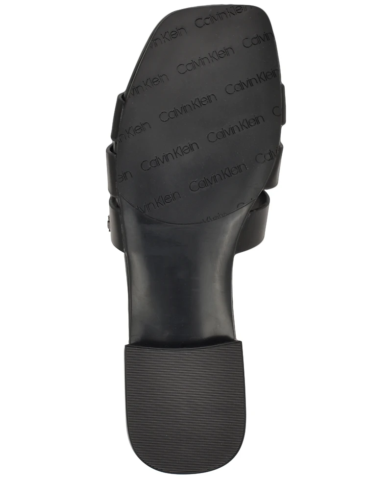 Calvin Klein Women's Tisha Slip-On Flat Sandals