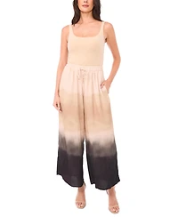 Vince Camuto Women's Gathered Tie-Dye Wide-Leg Pants