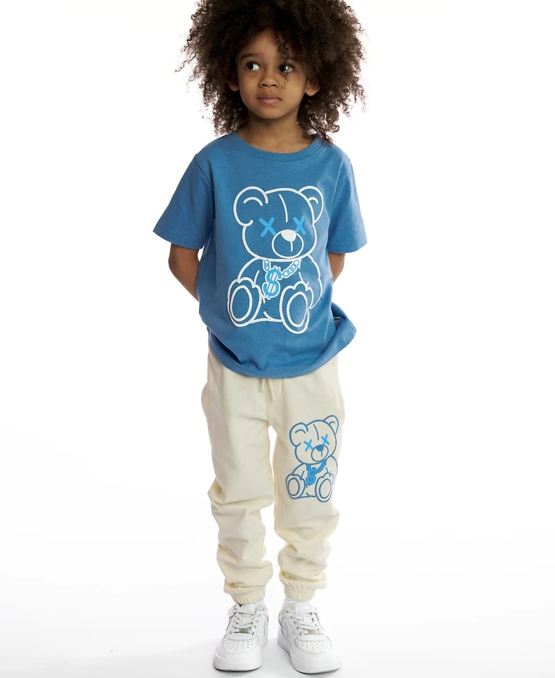 Sovereign Code Boys 2T-7 2-Piece Printed T-Shirt and Pull-On Jogger Set