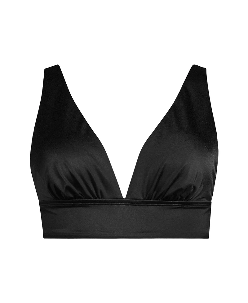 Lands' End Women's Plunge Bikini Top