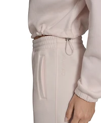 Calvin Klein Performance Women's High-Waist Straight-Leg Sweatpants