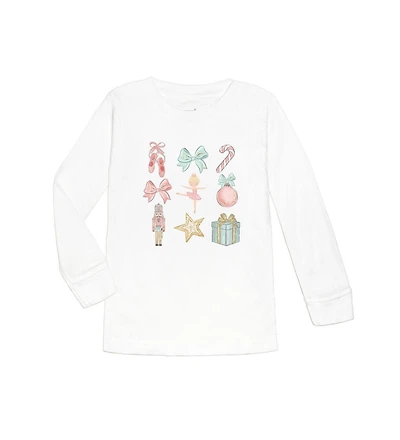 Sweet Wink Baby Girls Nutcracker Cutie Christmas Long Sleeve Shirt