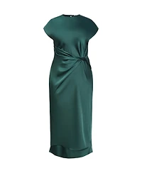 City Chic Women's Beatrix Knot Satin Dress