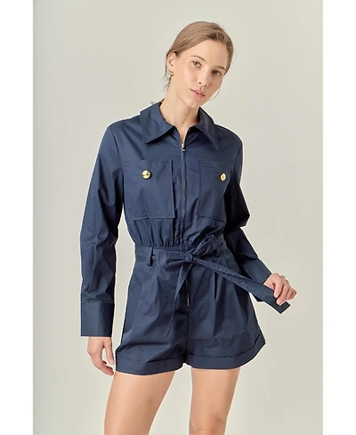 English Factory Women's Big Pocket Jumpsuit
