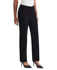 Jones New York Women's Fly Front Lexington Straight Jeans