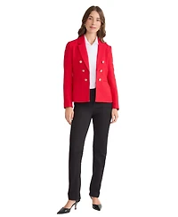 Jones New York Women's Button-Trim Open-Front Blazer