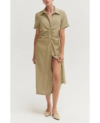 Crescent Women's Edith Button Up Shirt Dress
