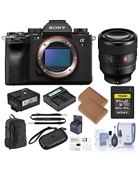 Sony Alpha 1 Mirrorless Camera, Bundle with Fe 50mm f/1.2 G Master Lens, 160GB CFexpress Type A Memory Card, Backpack, iM30 Mini Flash, 2x Extra