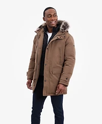 Michael Kors Men's Hooded Bib Snorkel Parka, Created for Macy's