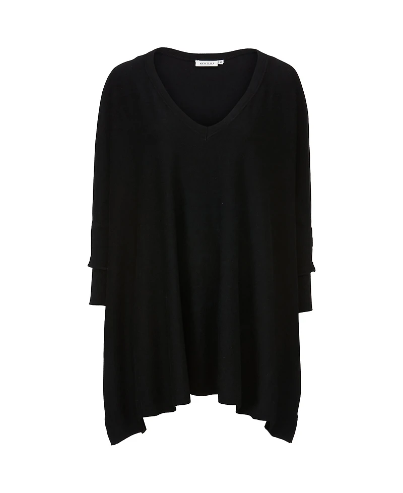 Masai Copenhagen Women's MaFosna Long Sleeve V-Neck Poncho